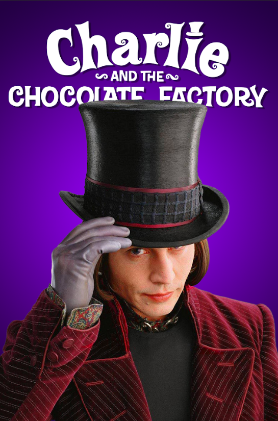 Charlie and the Chocolate Factory 2005 Poster 24x36 - Johnny Depp Fantasy - PosterFire.com