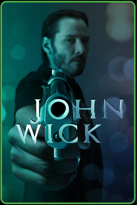 John Wick 2014 Movie Poster 24x36 - Action Thriller, Keanu Reeves, Revenge Saga - PosterFire.com