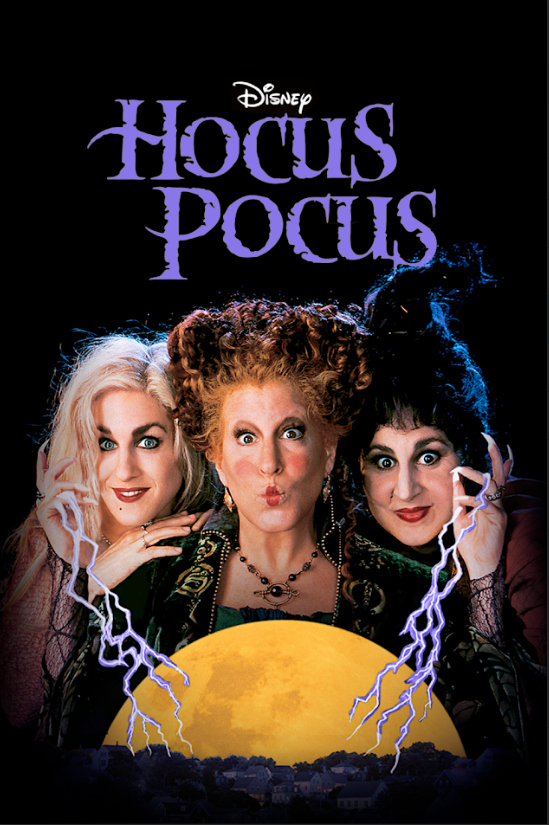 Hocus Pocus (1993) Poster 24x36 – Timeless Halloween Favorite, Sanderson Sisters