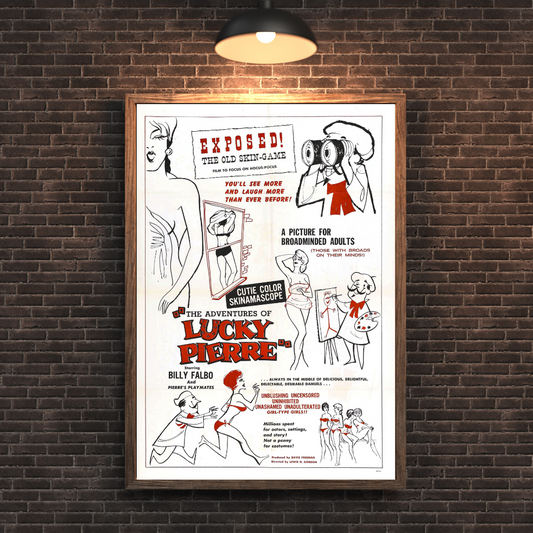 Lucky Pierre's Adventures: Vintage Cult Classic Movie Poster - PosterFire.com