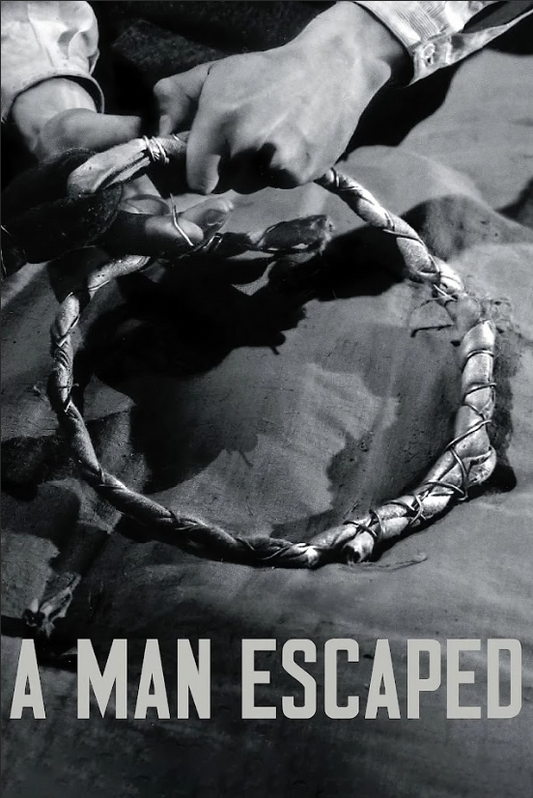 A Man Escaped (1956) Movie Poster - 24x36 | Classic French Film Noir Art Print