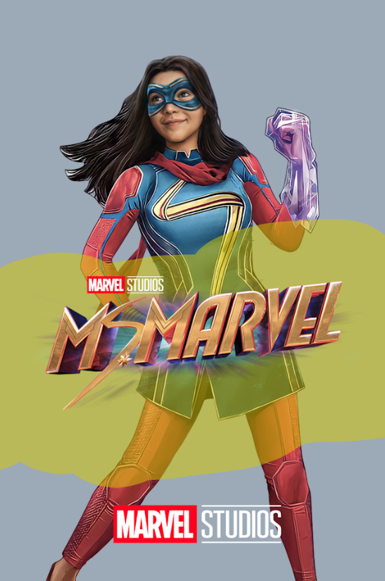 2022 Ms. Marvel Poster 24x36 Marvel Superhero Action Series - PosterFire.com