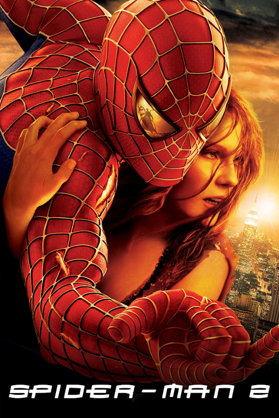 Spider-Man 2 (2004) 24x36 Movie Poster Iconic Superhero Action Adventure Art