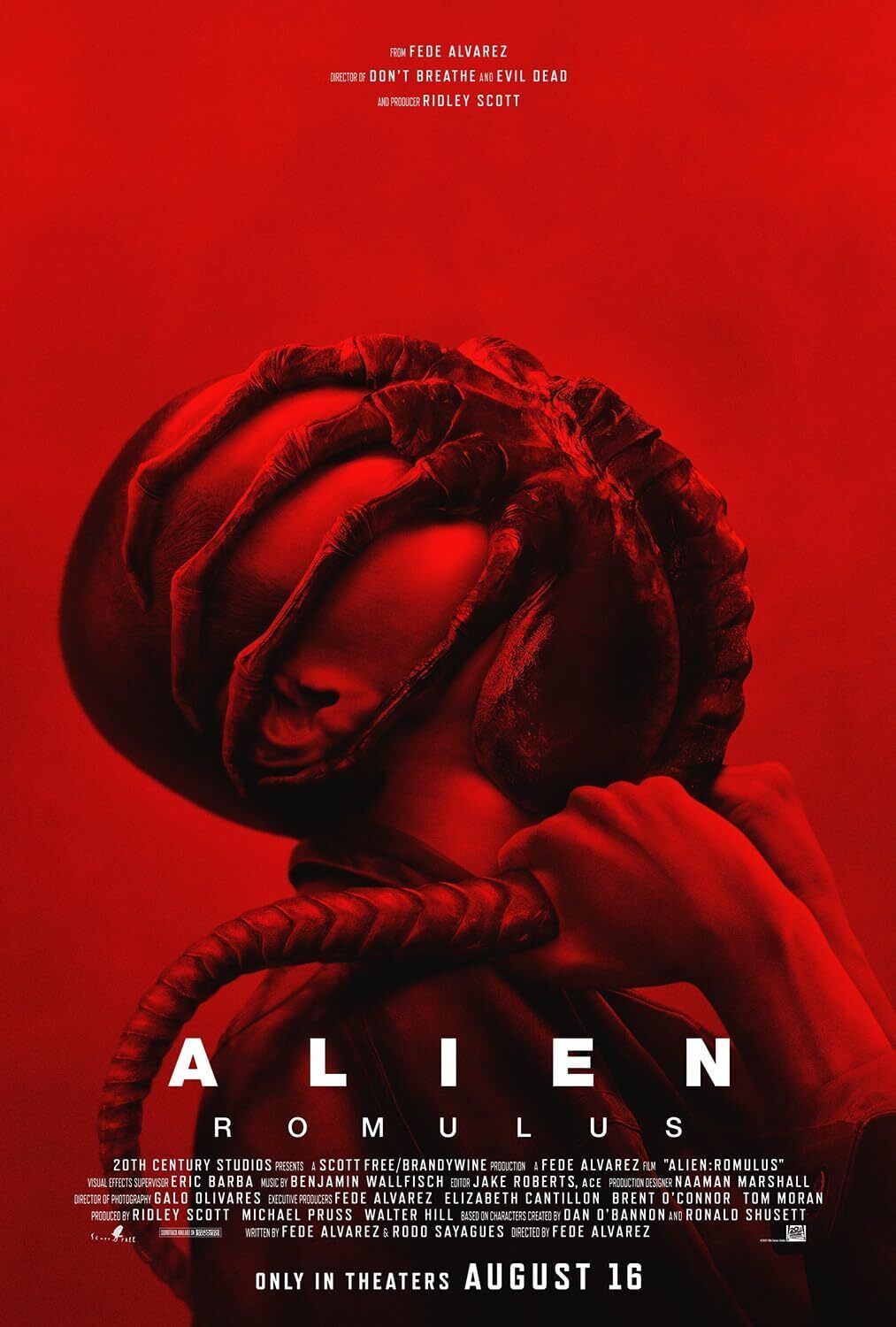 Alien Romulus Movie Poster 24x36 Ridley Scott Aliens Predator Ripley 2024 imax - PosterFire.com