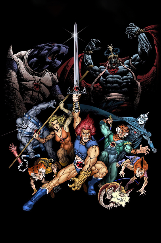 1985 ThunderCats Poster 24x36 | Classic 80s Cartoon Art | Lion-O Collectible