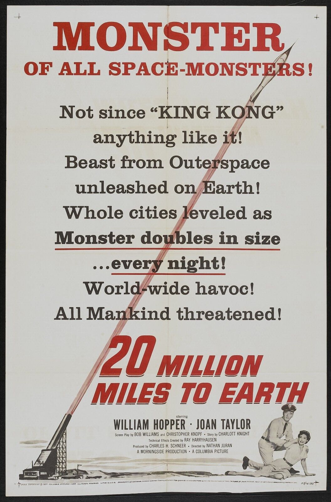 Alien Encounter 20 Million Miles to Earth 03 Movie Poster