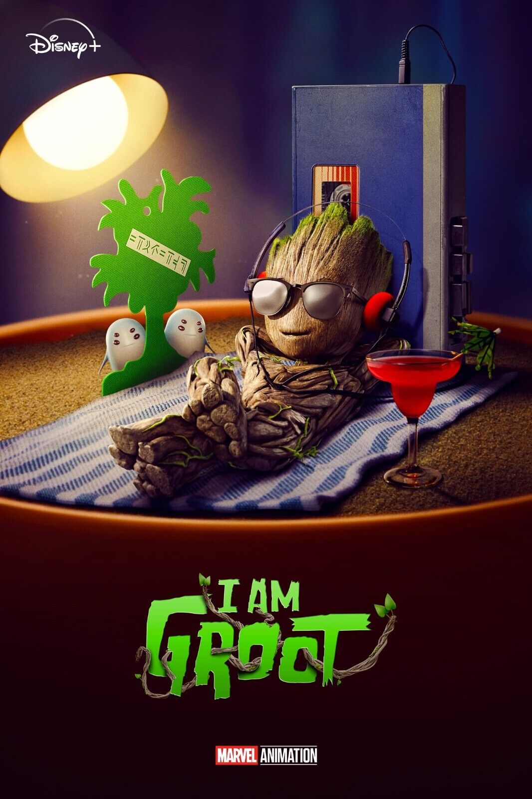 I Am Groot 2022 24x36 Poster Marvel Animated Series Guardians Spin-Off - PosterFire.com