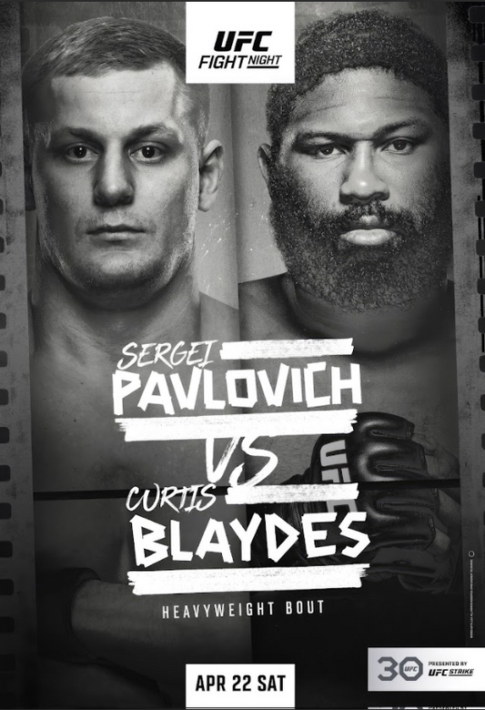 Powerhouse Showdown: Pavlovich vs Blaydes – UFC Heavyweight Battle for the Top - PosterFire.com