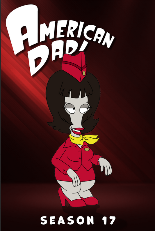 American Dad! (2005) - Season 17 24x36 Poster - Animated Comedy Rare Poster - PosterFire.com