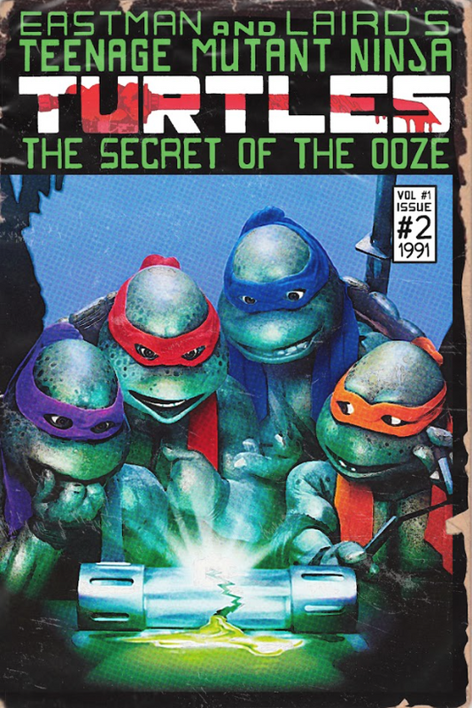 Teenage Mutant Ninja Turtles II The Secret of the Ooze (1991) 24x36 Movie Poster