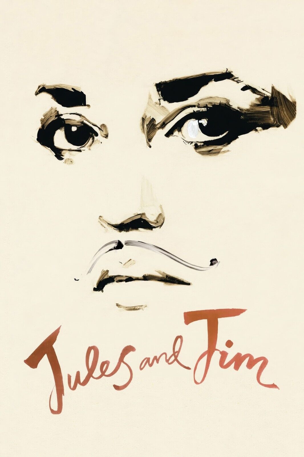 Jules and Jim 1962 Movie Poster 24x36 - French New Wave Classic - Truffaut