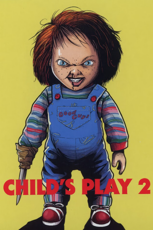 Child's Play 2 1990 Movie Poster 24x36 - Chucky Returns, Horror Sequel