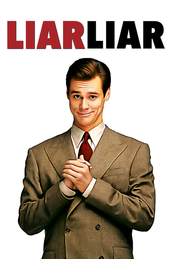 Liar Liar 1997 Poster 24x36 - Jim Carrey Comedy Hilarious Legal Drama Funny - PosterFire.com