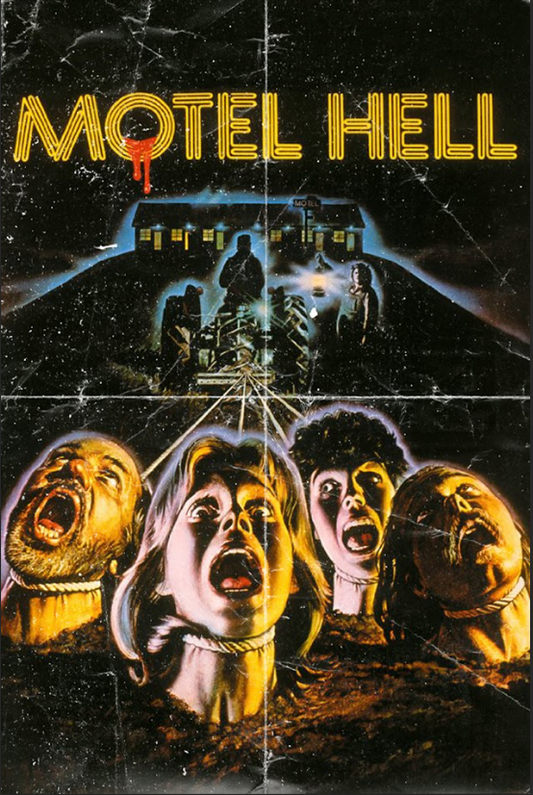 Motel Hell 1980 Poster 24x36 - Horror Comedy, Cult Classic, Farmer’s Motel