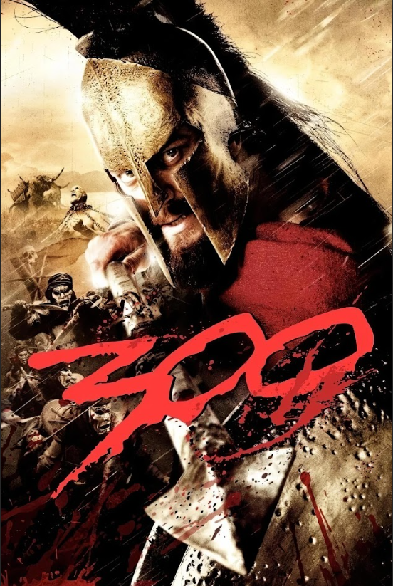 300 (2007) 24x36 Movie Poster - Gerard Butler, Spartan Warriors Action Film - PosterFire.com