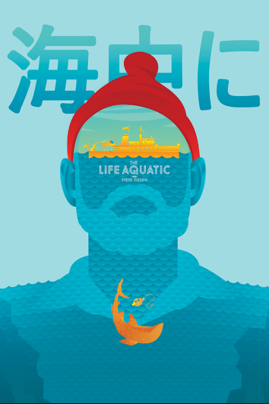 The Life Aquatic with Steve Zissou 2004 Poster 24x36 - Bill Murray Adventure Com - PosterFire.com