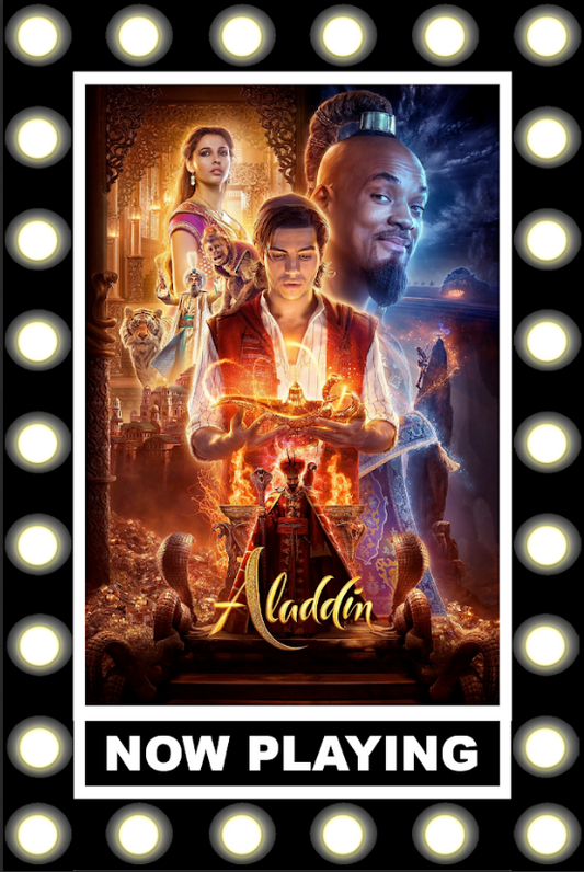 Aladdin (2019) Poster - 24x36 | Live-Action | Will Smith as Genie | Disney - PosterFire.com