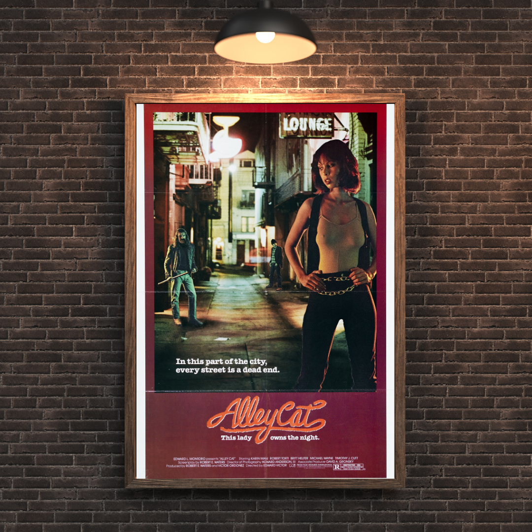 Alley Cat Movie Poster - Vintage Crime Thriller Collectible Art Print