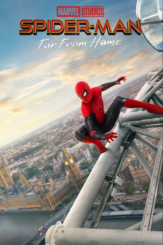 Spider-Man: Far From Home (2019) 24x36 Movie Poster, Tom Holland, Epic Superhero - PosterFire.com