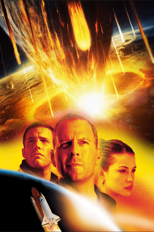 Armageddon 1998 Poster 24x36 - Bruce Willis, Sci-Fi Action, Asteroid Threat - PosterFire.com