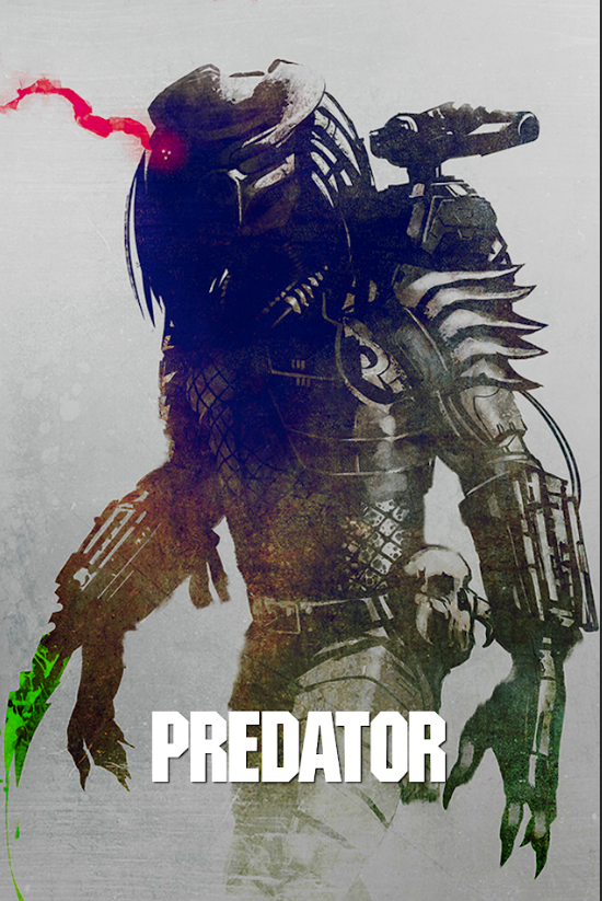 Predator (1987) Poster 24x36 Action Thriller Arnold Schwarzenegger in Epic Hunt - PosterFire.com