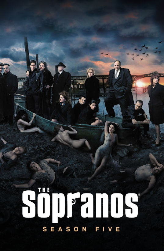 The Sopranos 1999 Season 5 Movie Poster 24x36 - Crime Drama Mafia TV Show Tony