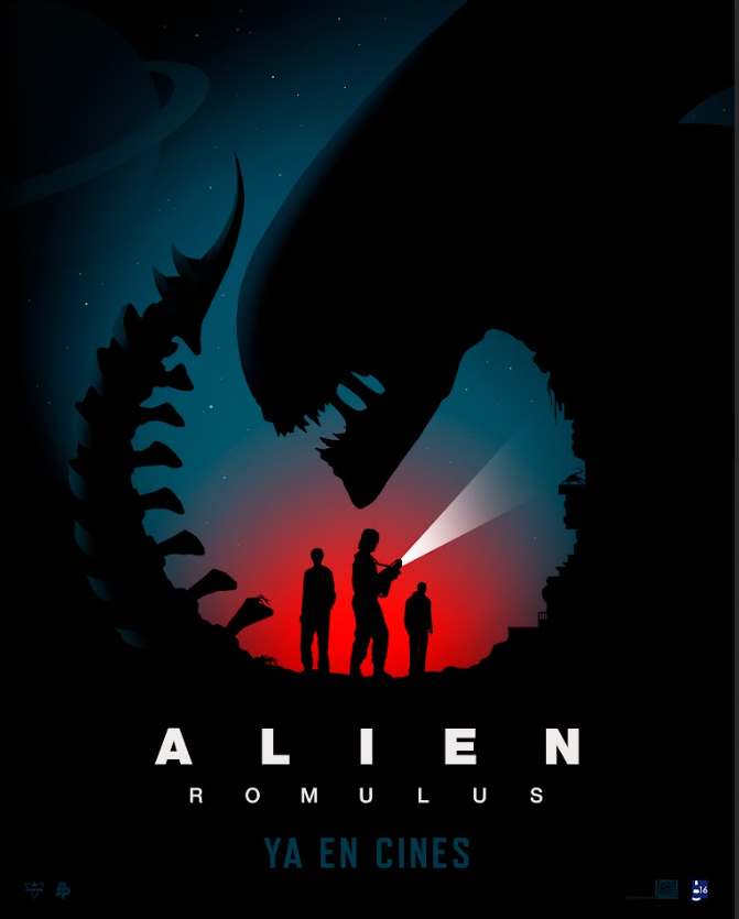 Alien: Romulus (2024) Poster 24x36 - Dark Sci-Fi, Futuristic Design, Rare Art - PosterFire.com