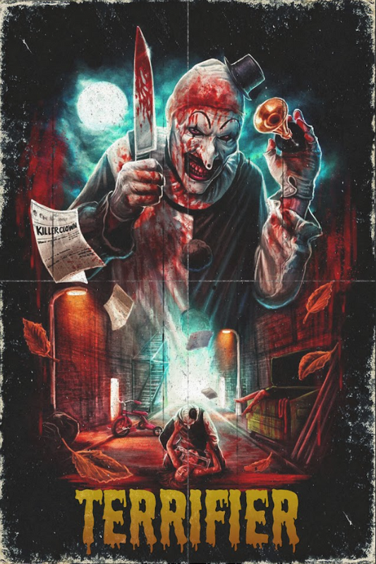 Terrifier 2018 Movie Poster 24x36 Horror Slasher Art the Clown Cult Film