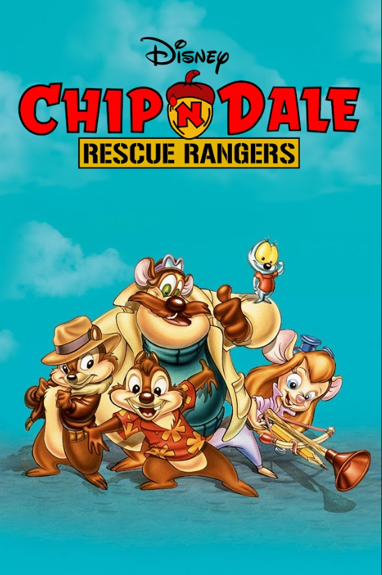 Chip 'n' Dale Rescue Rangers 1989 Poster 24x36 - Animated TV Series Classic