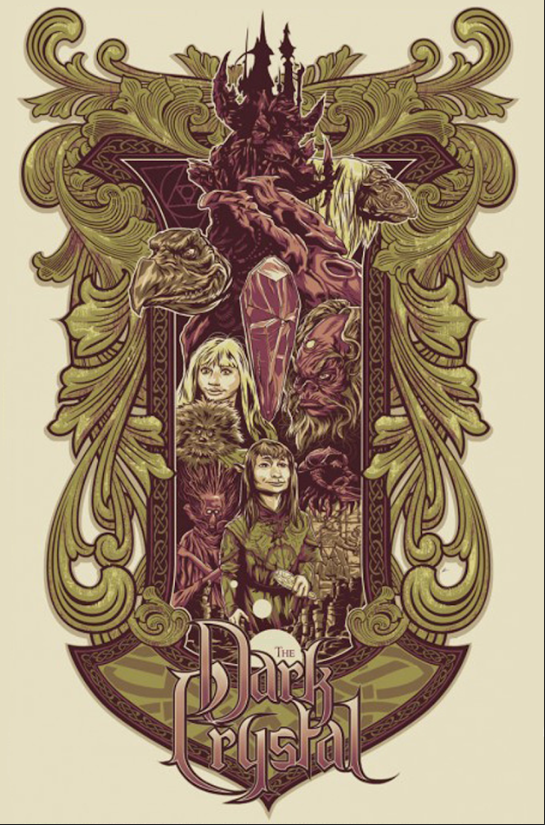 The Dark Crystal 1982 Poster 24x36 - Jim Henson Fantasy Adventure Classic - PosterFire.com