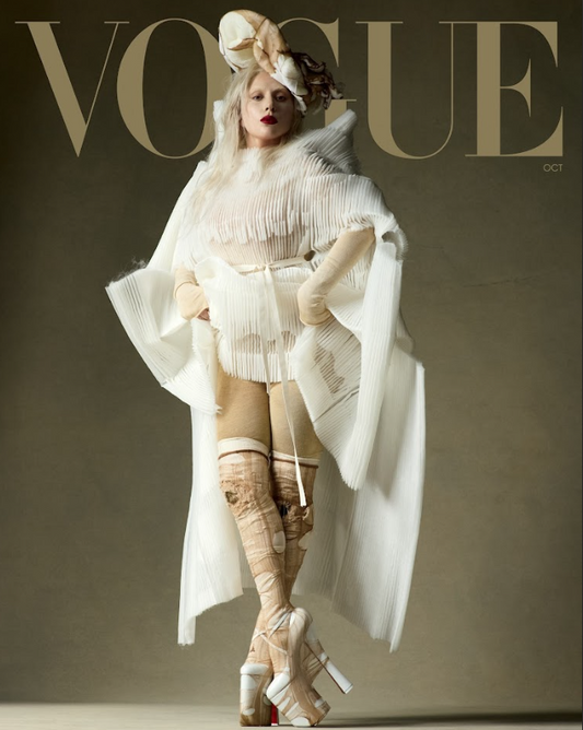 Lady Gaga by Ethan James Green Vogue US October 2024 Poster 24x36 - Glamorous - PosterFire.com