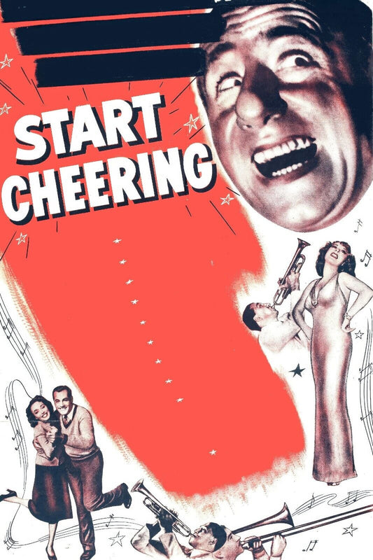 Start Cheering 1938 Vintage Movie Poster 24x36 | College Musical Comedy, Classic - PosterFire.com