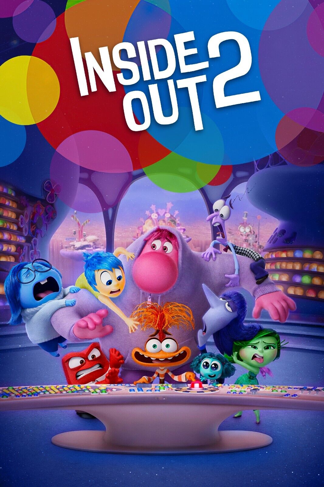 Inside Out 2 2024 Poster 24x36 Pixar Animated Family Comedy Art - PosterFire.com