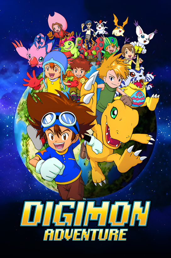 Digimon: Digital Monsters 1999 Poster 24x36 - Animated Adventure TV Series