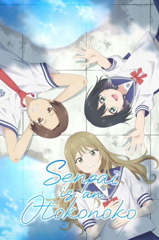 Senpai Is an Otokonoko 2024 Poster 24x36 - Anime Romance, Love Triangle, Comedy