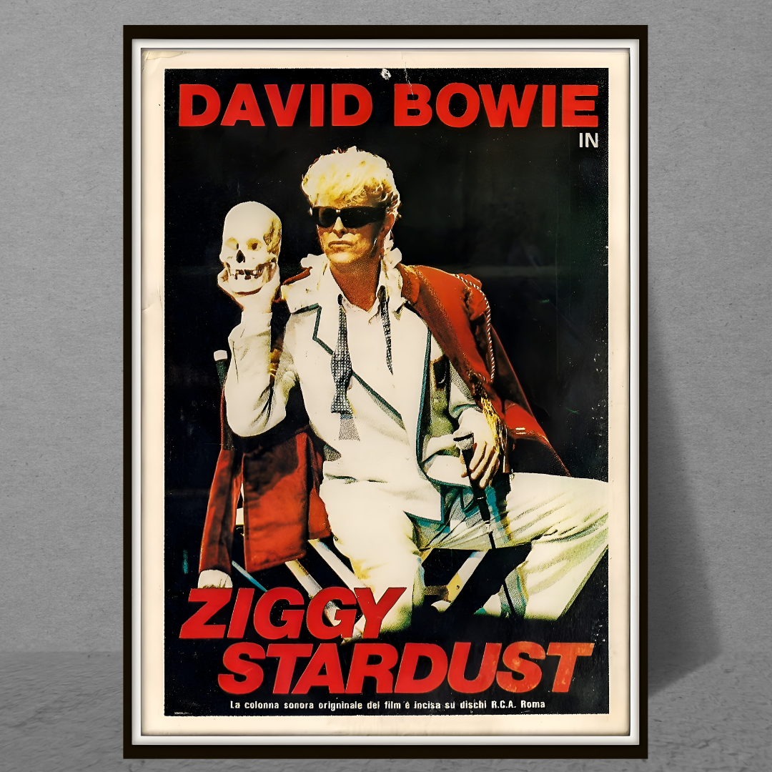 David Bowie Ziggy Stardust Vintage Concert Poster - Rare Collectible Memorabilia - PosterFire.com