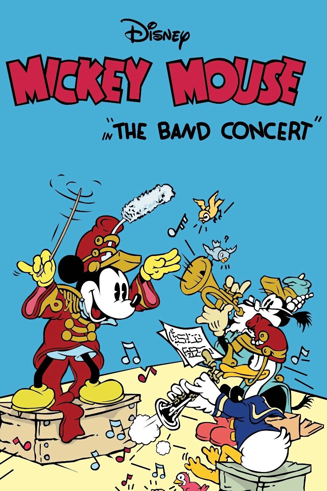 The Band Concert (1935) Movie Poster 24x36 - Classic Disney Animated Short, Mick - PosterFire.com