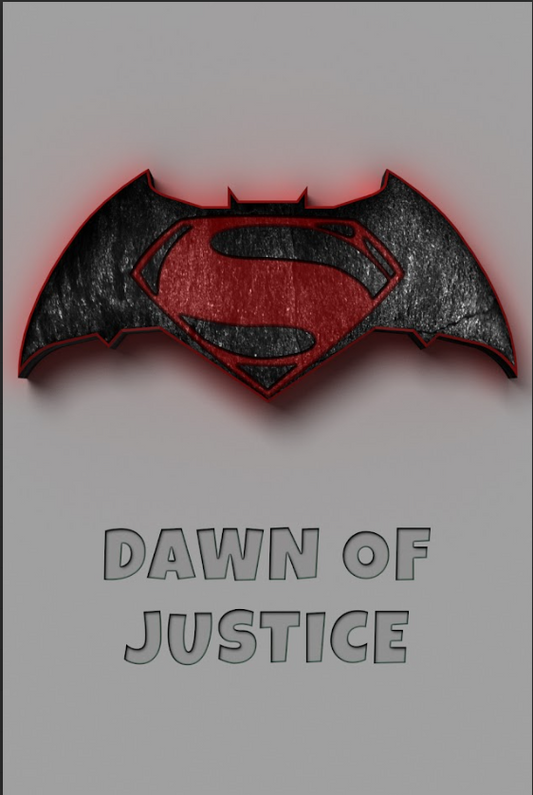 Batman v Superman: Dawn of Justice 2016 Poster 24x36 Batman & Superman Art