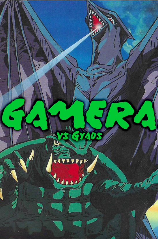 Gamera vs. Gyaos 1967 Movie Poster 24x36 | Kaiju Action | Classic Monster Film - PosterFire.com