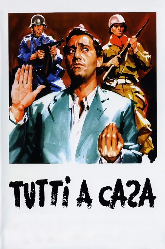 1960 Everybody Go Home! Movie Poster 24x36 Italian Comedy Classic Film