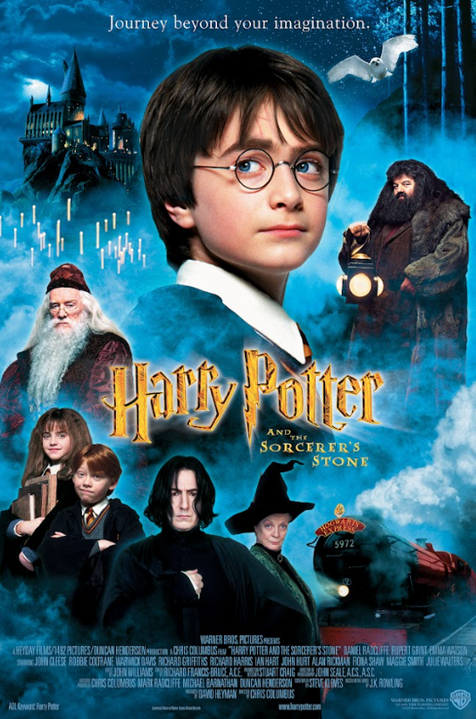 Harry Potter and the Philosopher's Stone (2001) Movie Poster 24x36 Magical Begin