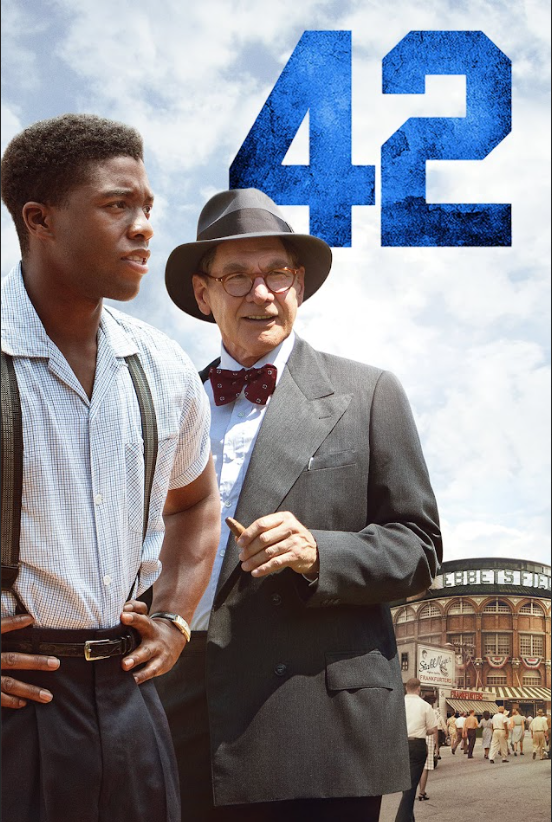 42 (2013) 24x36 Poster - Chadwick Boseman, Jackie Robinson Story, Sports Drama - PosterFire.com