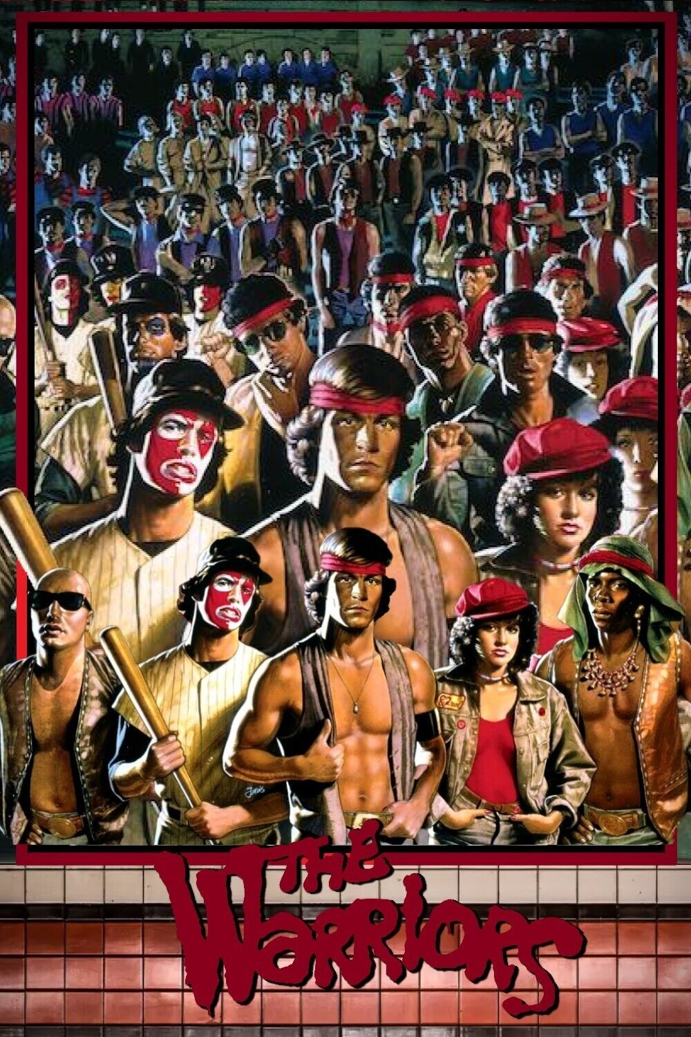 The Warriors 1979 24x36 Poster Cult Classic Action Gang Film - PosterFire.com