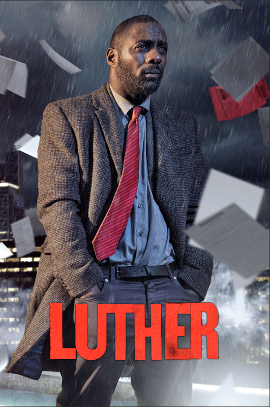 Luther 2010 Poster 24x36 Idris Elba Crime Thriller TV Series Dark Detective Dram