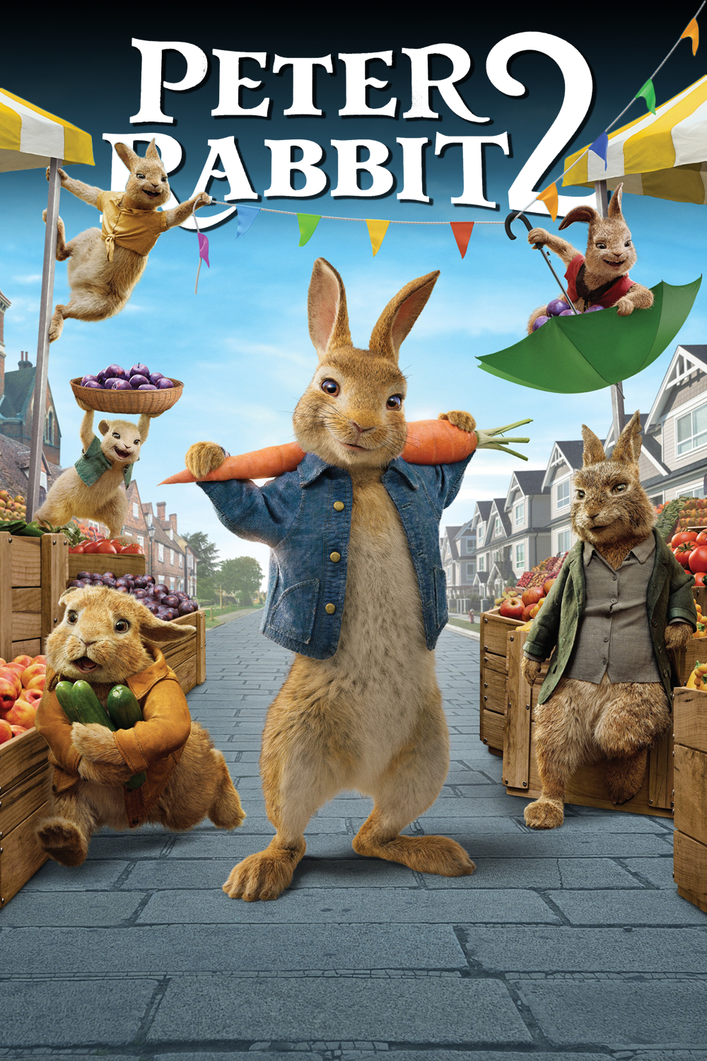 Peter Rabbit 2: The Runaway (2021) Poster 24x36 - Family Animated Adventure Post