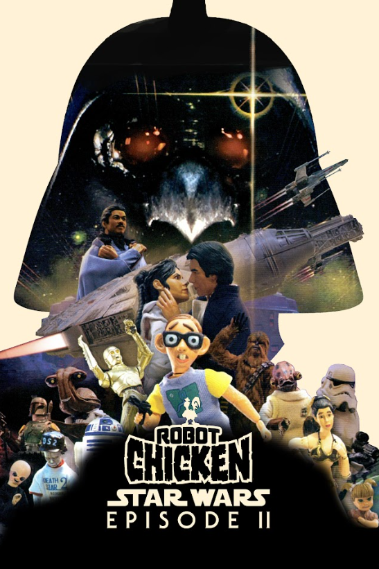 Robot Chicken: Star Wars Episode II 2008 Movie Poster 24x36 Animated Comedy Paro - PosterFire.com