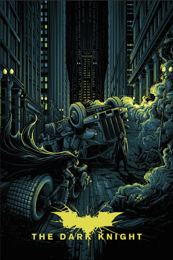 The Dark Knight 2008 Poster 24x36 - Gotham’s Dark Hero Heath Ledger Joker - PosterFire.com