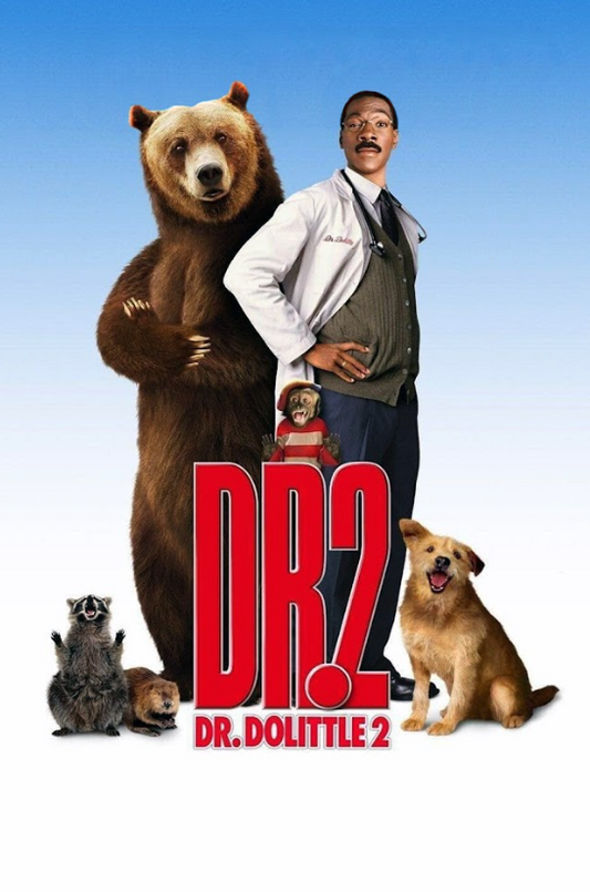 Dr. Dolittle 2 (2001) 24x36 Poster Eddie Murphy Family Comedy Retro Film Artwork - PosterFire.com