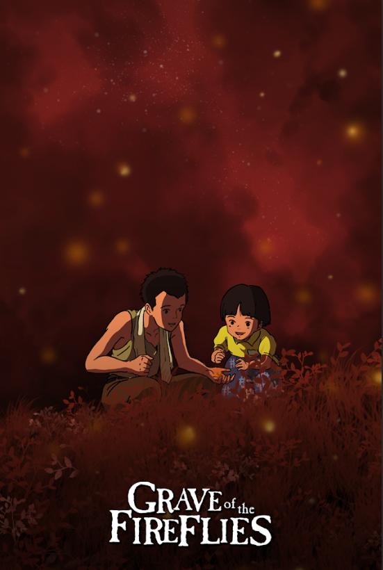 Grave of the Fireflies 1988 Poster 24x36 - Heart-Wrenching Studio Ghibli - PosterFire.com