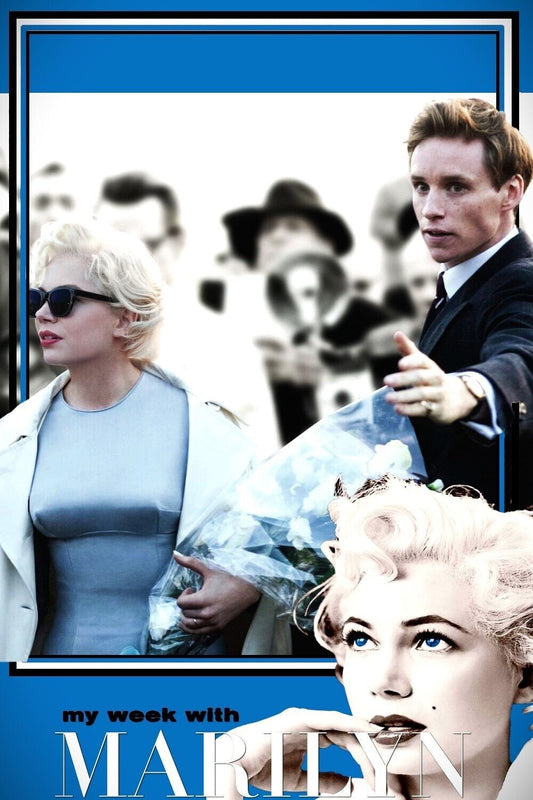 My Week with Marilyn 2011 Movie Poster 24x36 Drama with Michelle Williams & Mari - PosterFire.com